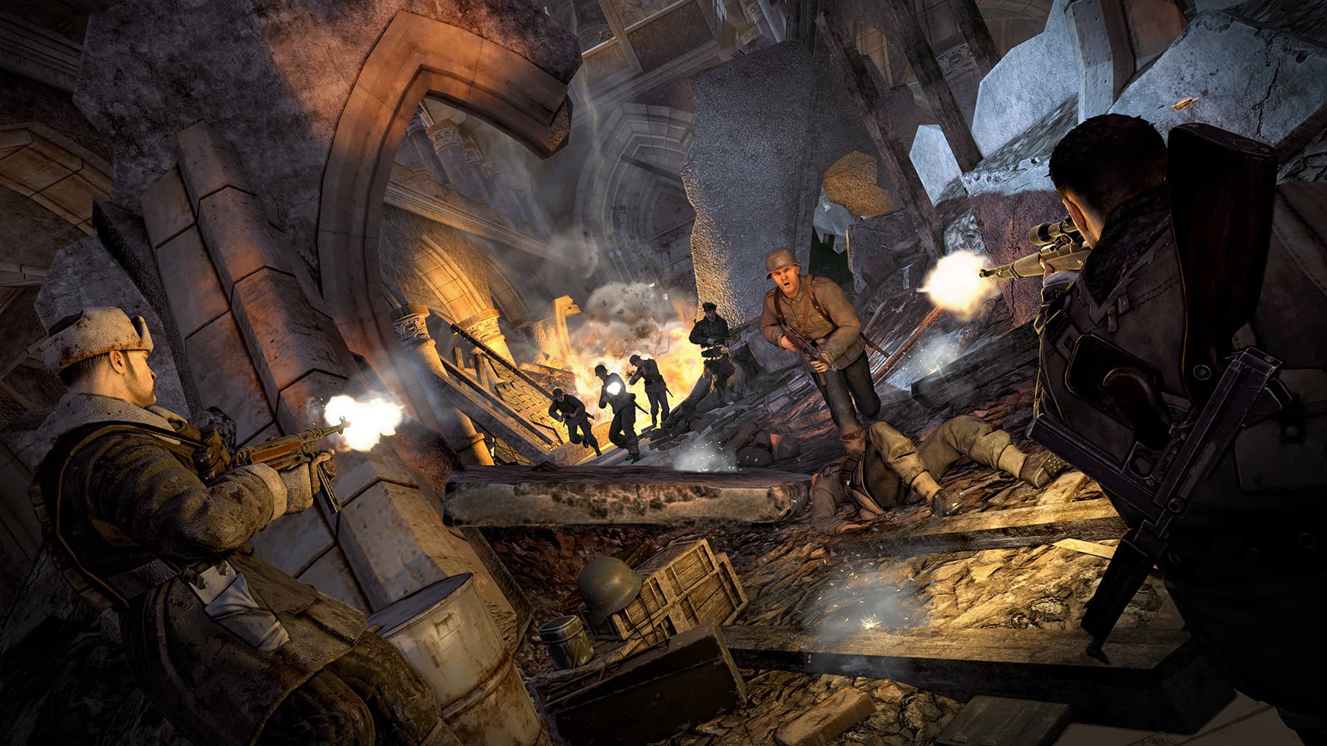 Скриншот Sniper Elite V2 Remastered