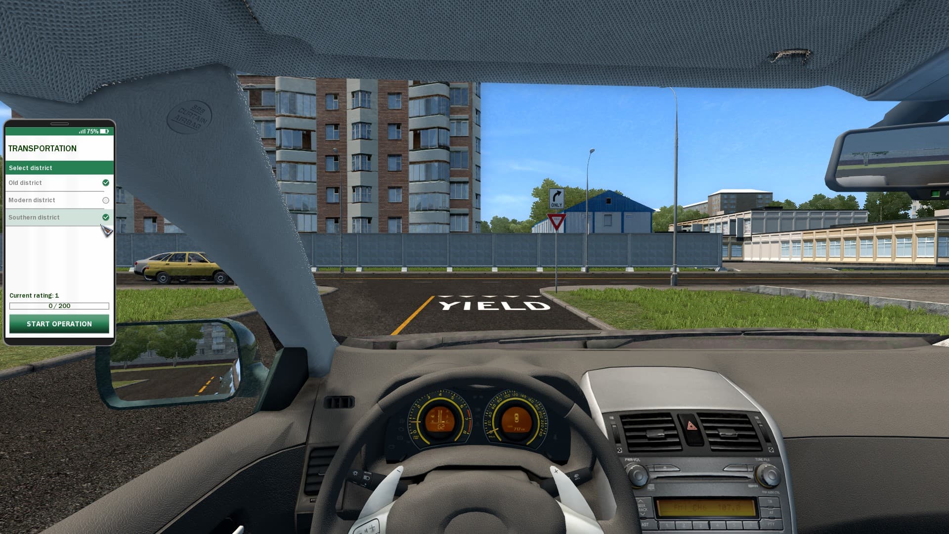 Скриншот City Car Driving