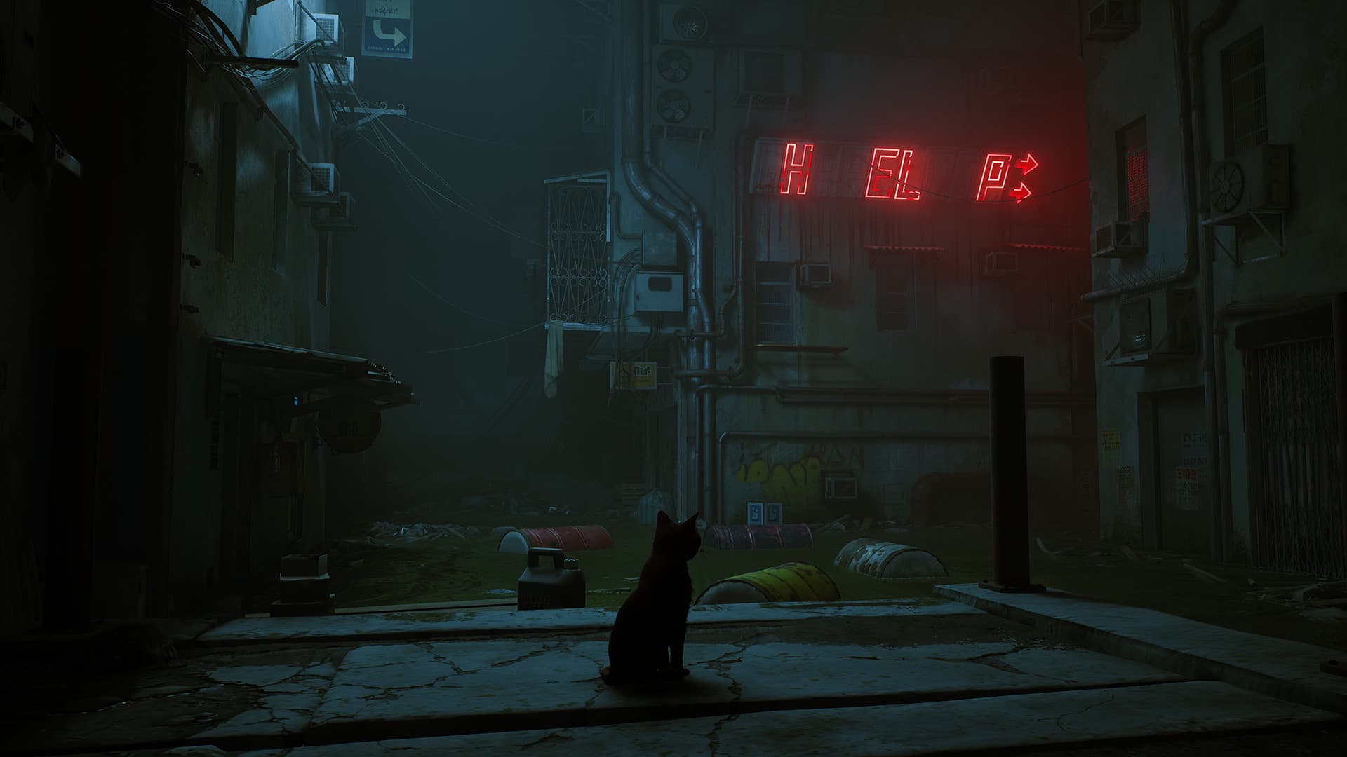 Скриншот Stray